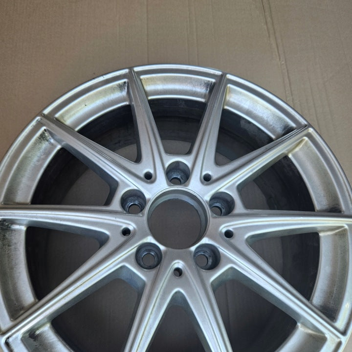 1x Alufelge 16 Zoll 6.5" 5x112 44ET Glanz Silber A1774011100 Mercedes-Benz Cla FEL6135395603oe