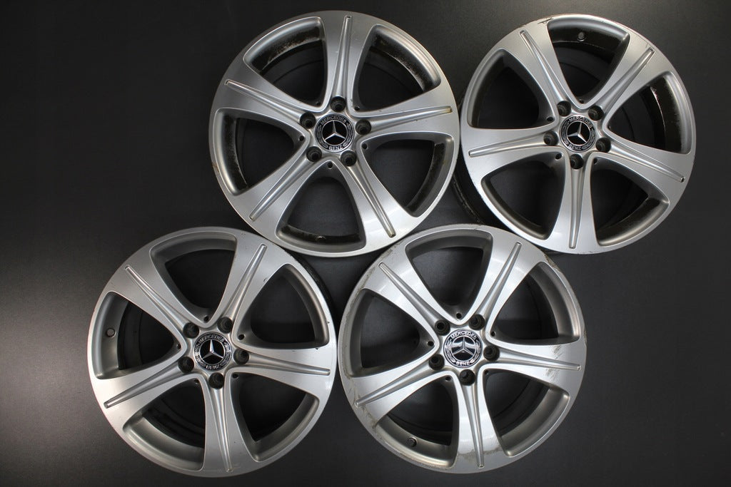 4x Alufelge 17 Zoll 7.5" 5x112 40ET Glanz Silber A2134011200 Mercedes-Benz W213 FEL6202653600of