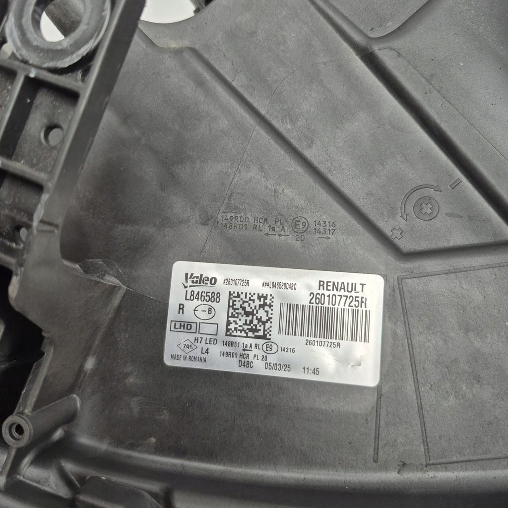 Frontscheinwerfer Dacia Duster 260107725R Full LED Rechts Scheinwerfer Headlight SCH1640570827nn