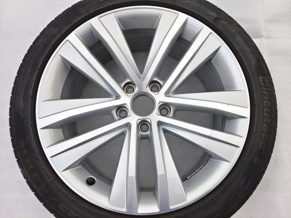 1x Alufelge 18 Zoll 7.5" 5x112 7N0601025F VW Sharan Rim Wheel FEL9024451714fs