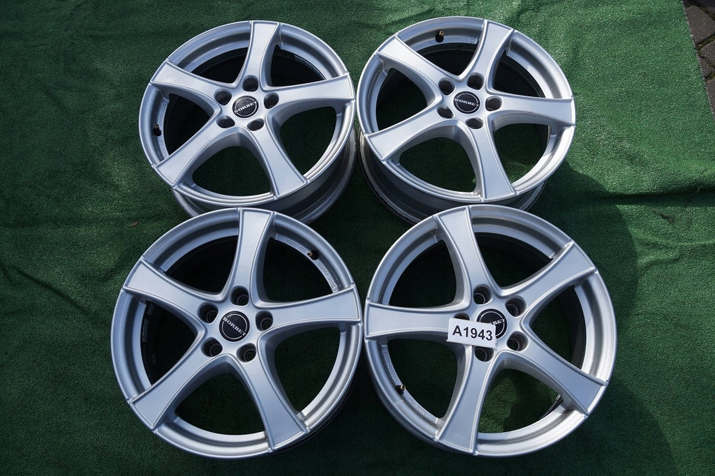 4x Alufelge 17 Zoll 6.5" 5x112 41ET Glanz Silber Audi B8 I Superb Tiguan Passat FEL6182001290uj