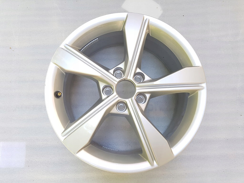 1x Alufelge 17 Zoll 7.5" 5x112 38ET Glanz Silber 8W0601025EH- Audi A4 B9 FEL8531361281ar