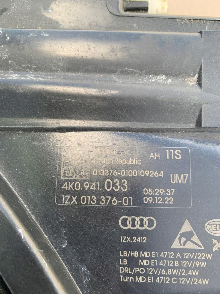 Frontscheinwerfer Audi A6 C8 4K0941033 Links Scheinwerfer Headlight SCH7365932382uh