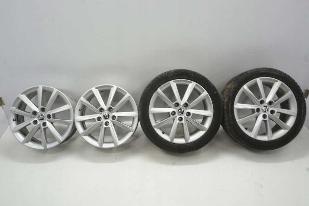 4x Alufelge 17 Zoll 7.0" 5x112 49ET 5E0601025E Skoda Octavia Iii Rim Wheel FEL9710641261pi