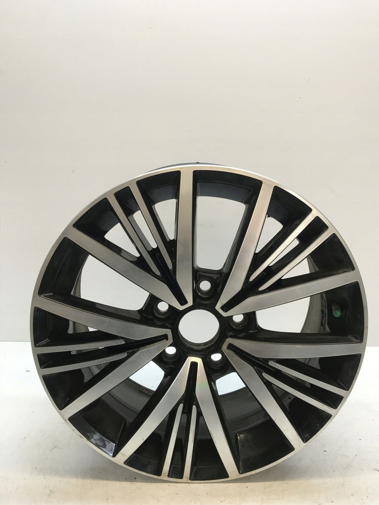 1x Alufelge 16 Zoll 6.5" 5x112 46ET Glanz Schwarz 5G0601025CD VW Golf Vii