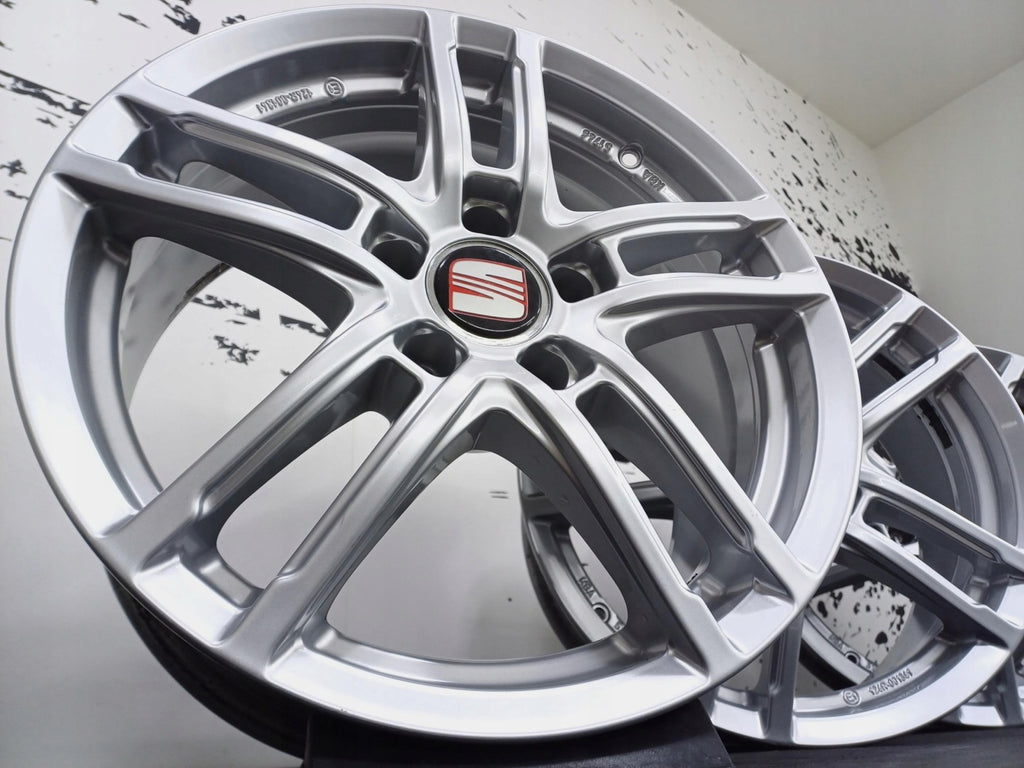 4x Alufelge 17 Zoll 7.5" 5x112 36ET Silber Seat Tarraco Superb III Kodiaq FEL5619084724ln