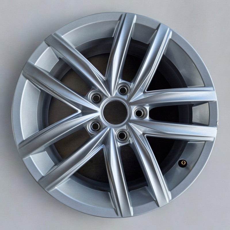 1x Alufelge 16 Zoll 6.5" 5x112 46ET Glanz Silber 5G0601025CS VW Golf Vii