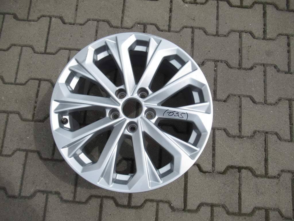 1x Alufelge 17 Zoll 7.5" 5x112 38ET Glanz Silber 8W0601025L Audi A4 B9 Rim Wheel FEL2463198382gg