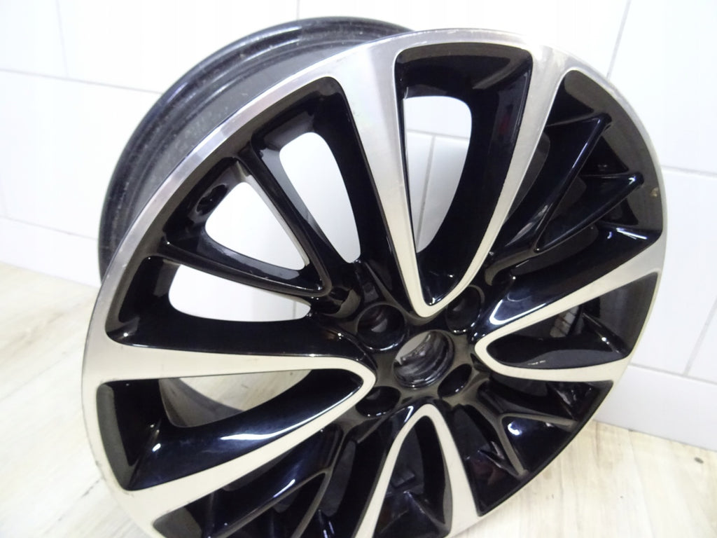 1x Alufelge 17 Zoll 7.0" 4x100 44ET Glanz Schwarz 13445918 Opel Corsa E FEL1288373748ss