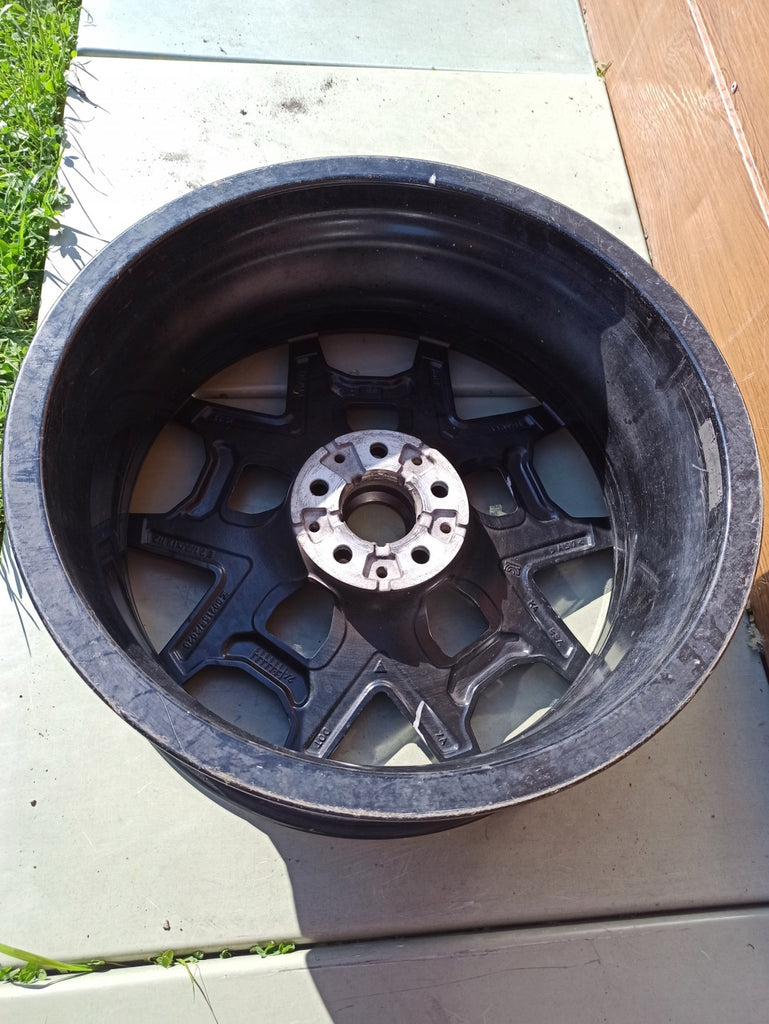 1x Alufelge 19 Zoll 7.5" 5x112 32ET Glanz Schwarz 7916263 BMW X3 Rim Wheel FEL9658636381mj