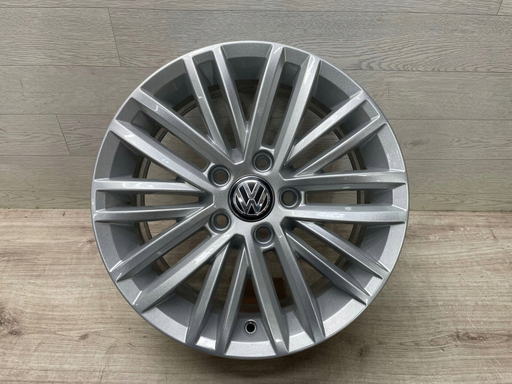 4x Alufelge 16 Zoll 6.5" 5x112 46ET Glanz Silber 5G0601025AT VW Golf VII I FEL5985888095xv