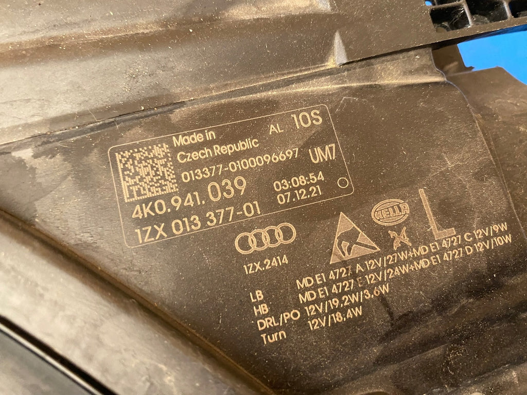 Frontscheinwerfer Audi A6 C8 4K0941039 LED Links Scheinwerfer Headlight