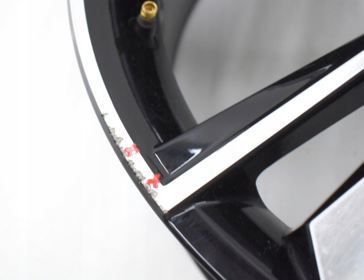 1x Alufelge 18 Zoll 7.0" 5x100 51ET Glanz Schwarz 6VA601025AD Skoda Fabia Iv FEL4525771996lh