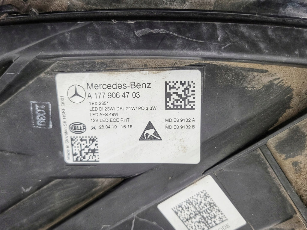 Frontscheinwerfer Mercedes-Benz W177 A1779064703 LED Links Headlight SCH6878901787jt