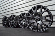 Laden Sie das Bild in den Galerie-Viewer, 4x Alufelge 17 Zoll 7.0" 5x112 47ET Schwarz Audi B6 B7 Rim Wheel FEL7411759717cw