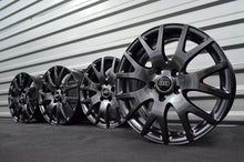 Laden Sie das Bild in den Galerie-Viewer, 4x Alufelge 17 Zoll 7.0" 5x112 47ET Schwarz Audi B6 B7 Rim Wheel FEL7411759717cw