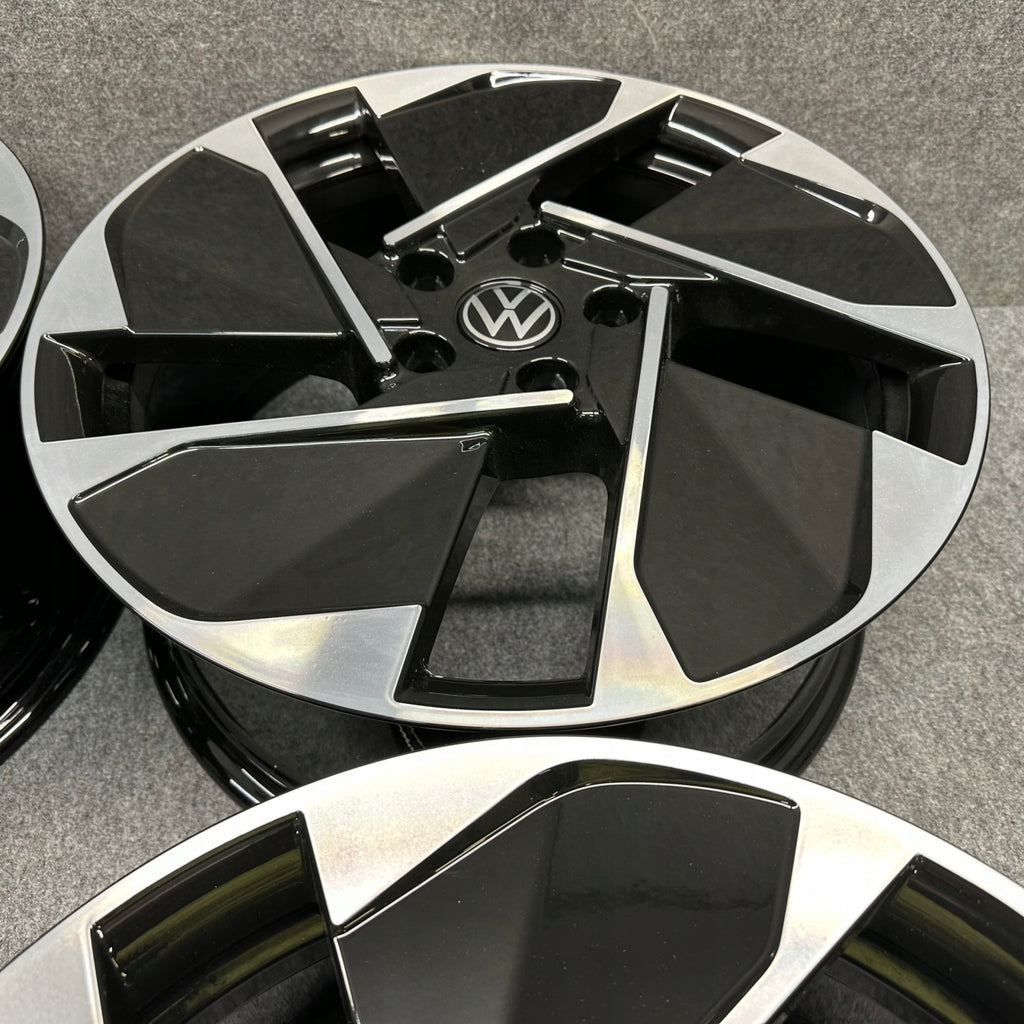 4x Alufelge 18 Zoll 7.5" 5x112 50ET Glanz Graphit 10A601025C Mg Id.3 E11 FEL9761795508rv