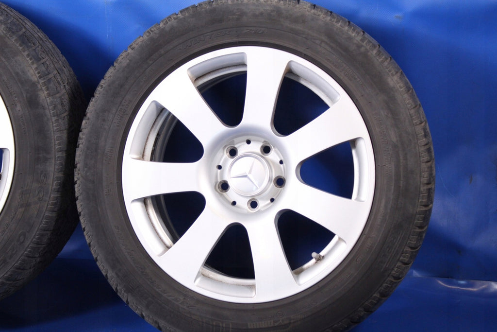 1x Alufelge 17 Zoll 8.0" 5x112 43ET Glanz Silber A2214010202 Mercedes-Benz W221