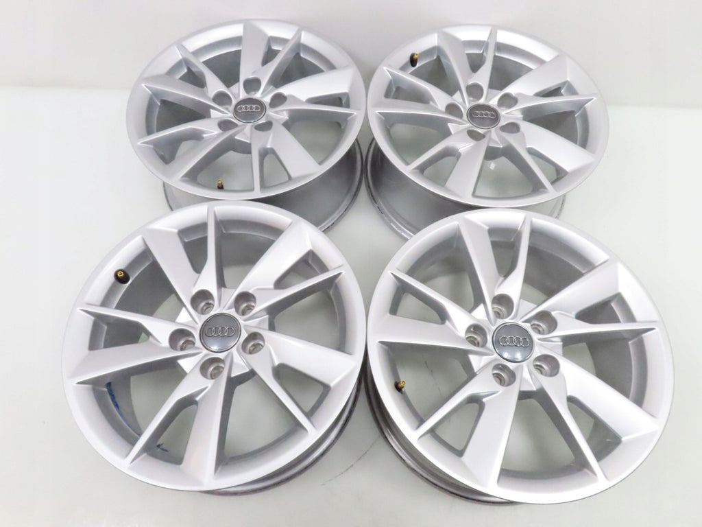 4x Alufelge 16 Zoll 7.0" 5x112 35ET Silber 8W0601025B Audi A4 B9 Rim Wheel FEL6162160956ig