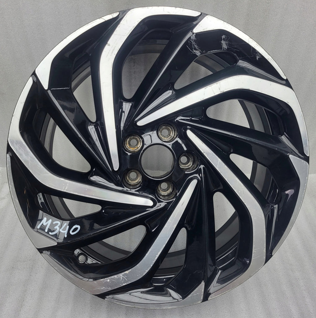 1x Alufelge 19 Zoll 7.5" 5x108 38ET Glanz Schwarz 9826722677 Citroën Ds4 FEL5611391605ml