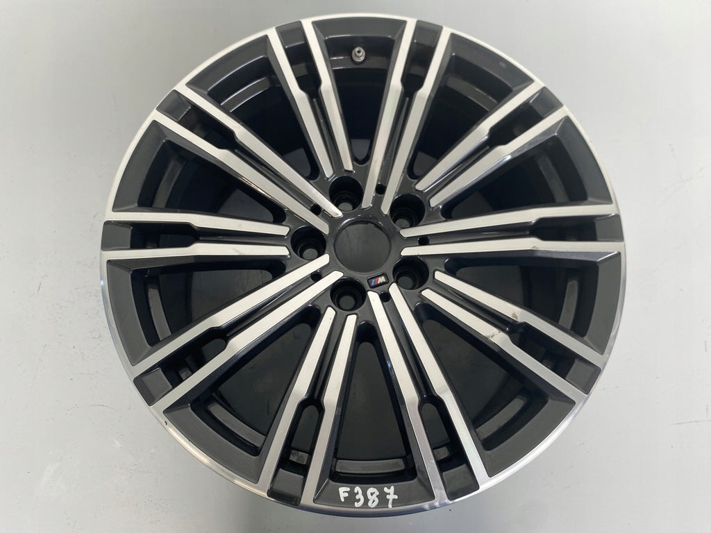 1x Alufelge 18 Zoll 8.5" 5x112 40ET Glanz Graphit 8089891 BMW G20 Mg Rim Wheel FEL8913370907za