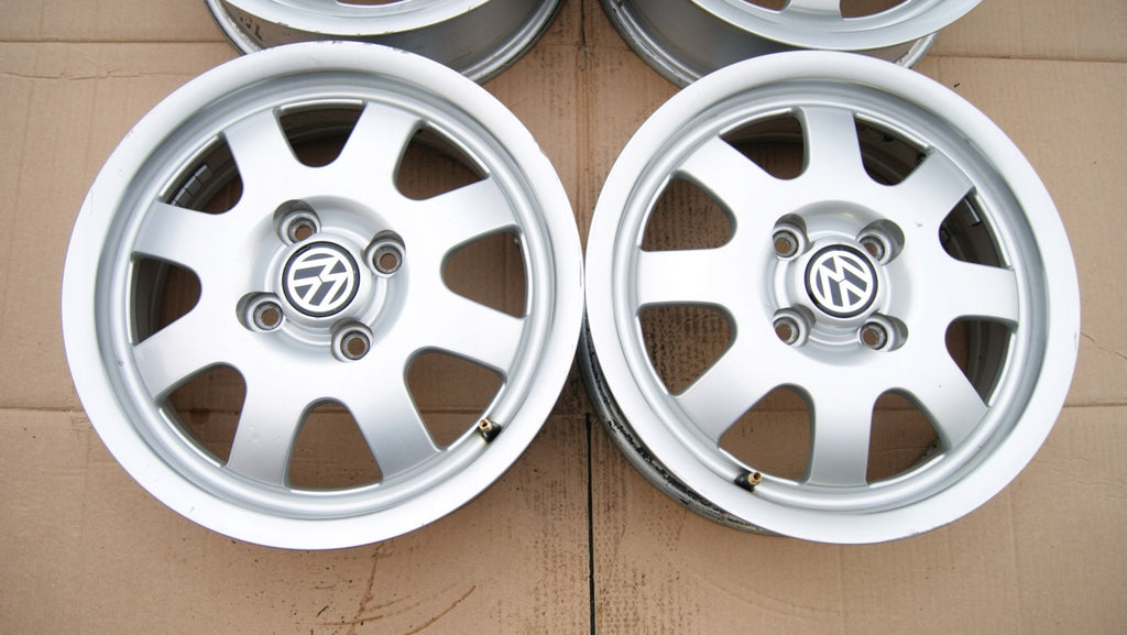 4x Alufelge 14 Zoll 5.0" 4x100 6E0601025F Seat I Rim Wheel FEL1827764589mj