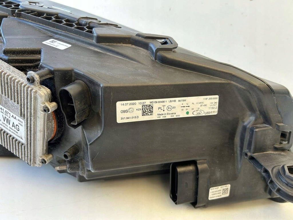 Frontscheinwerfer Skoda Superb III 3V1941015D Full LED Links Headlight