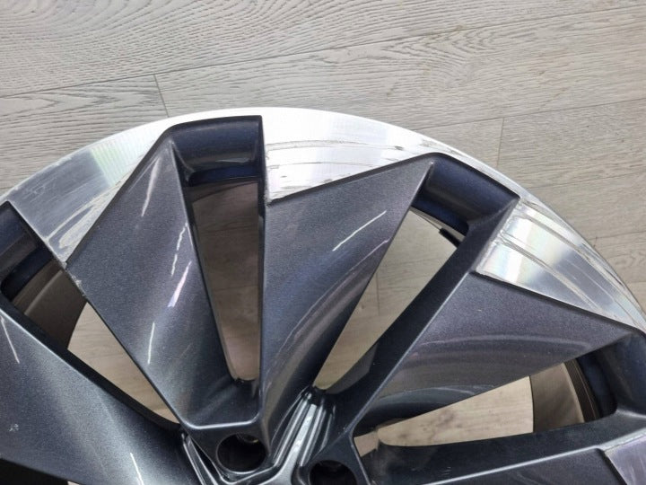 1x Alufelge 21 Zoll 8.5" 5x112 40ET Glanz Schwarz 5LA601025L Skoda Enyaq Iv FEL5354448757cm