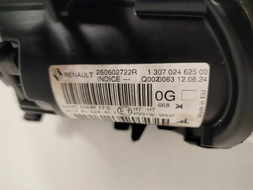 Frontscheinwerfer Renault Megane III 260602722R Ein Stück (Rechts oder Links) SCH8296940991jf