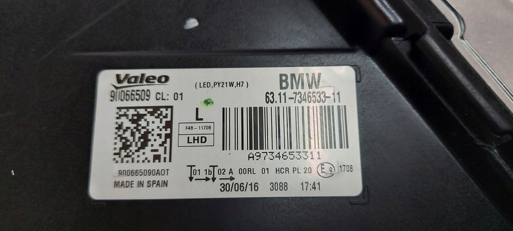 Frontscheinwerfer BMW X1 F48 7346533-11 LED Links Scheinwerfer Headlight SCH6261795241vq