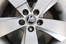 Load image into Gallery viewer, 1x Alufelge 15 Zoll 6.0" 5x100 Schwarz 6V0601025 Skoda Fabia Iii Rim Wheel FEL6983845939xp
