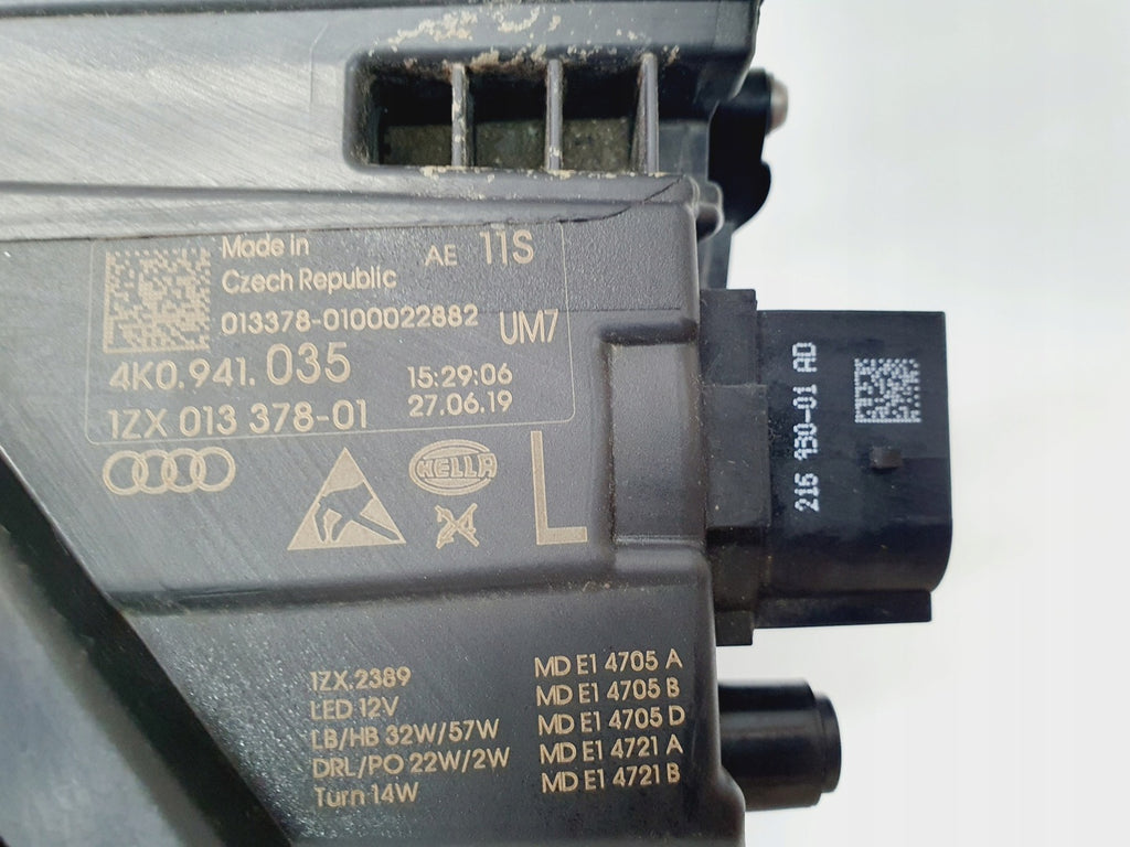 Frontscheinwerfer Audi A6 4K0941035 Full LED Links Scheinwerfer Headlight