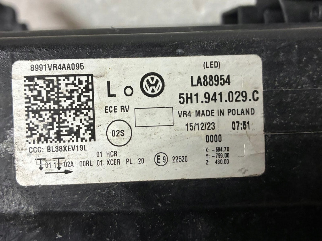 Frontscheinwerfer VW Golf VIII I 5H1041029C Full LED Links Headlight SCH5649726261ed