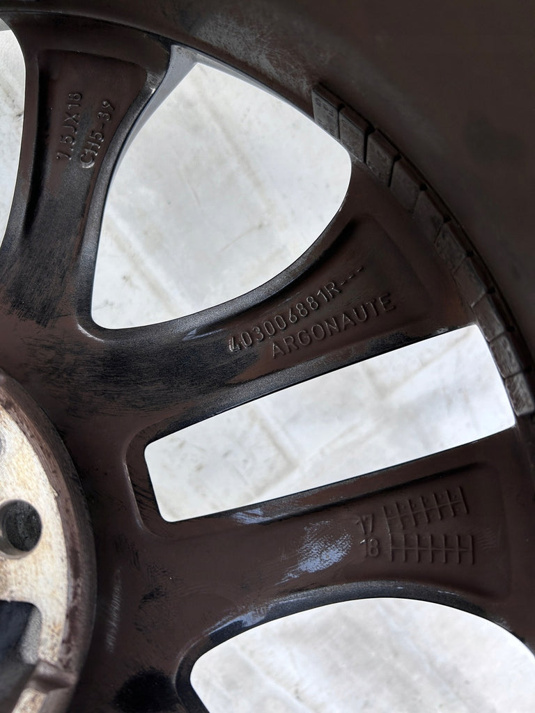 1x Alufelge 18 Zoll 7.5" 5x114.3 39ET 403006881R Mg Espace Rim Wheel