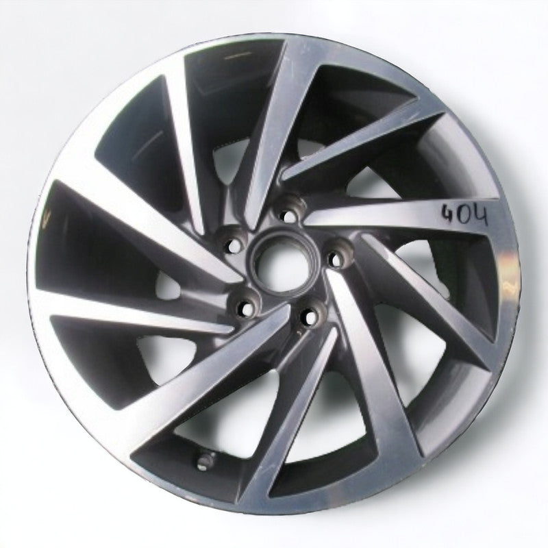 1x Alufelge 17 Zoll 7.0" 5x112 40ET Glanz Grau 5NA601025P Mg Tiguan Rim Wheel
