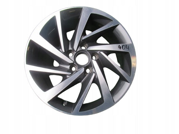 1x Alufelge 17 Zoll 7.0" 5x112 40ET Glanz Grau 5NA601025P Mg Tiguan Rim Wheel