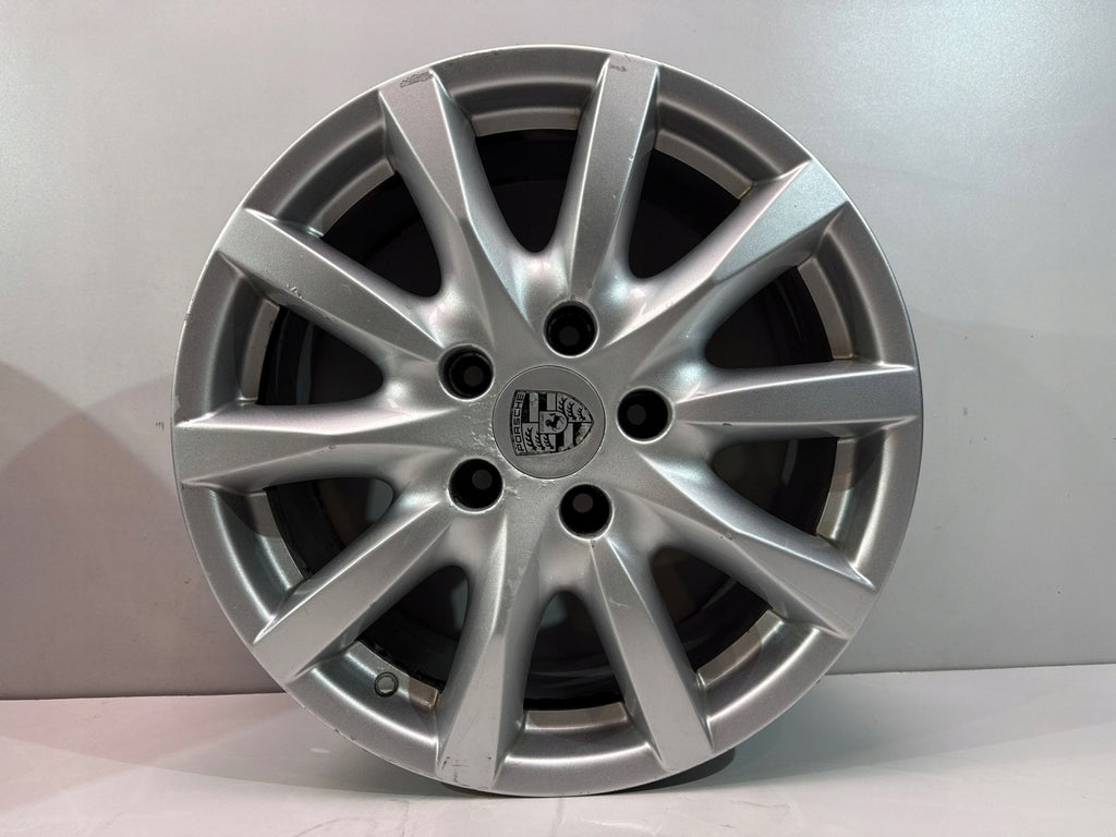 4x Alufelge 18 Zoll 8.0" 5x130 53ET Glanz Silber 7P5601025 Porsche Cayenne FEL4992720257ea