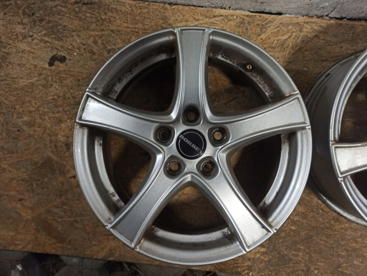 4x Alufelge 16 Zoll 6.0" 5x112 43ET Rim Wheel FEL2614225058hz