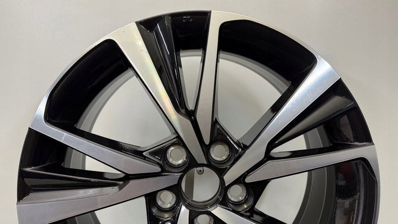 1x Alufelge 18 Zoll 7.0" 5x114.3 35ET Glanz Schwarz CMS1351-11 Toyota C-Hr FEL5013587991ut