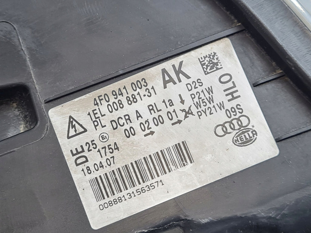 Frontscheinwerfer Audi A6 4F0941003AK 5DV008290 Links Scheinwerfer Headlight SCH9877997595ri