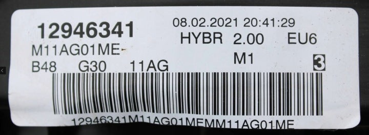 Motor BMW 5 G31 G30 B48B20A 2.0 69TKm 2021 Hybrid Engine Komplett MOT9009063356wc