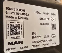 Laden Sie das Bild in den Galerie-Viewer, Frontscheinwerfer Man Tge 81251016822 LED Rechts Scheinwerfer Headlight SCH9968921708vm