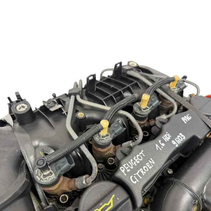 Motor Citroën Berlingo 9H03 1.6 HDI 75PS 55kW 140TKm 2008 Diesel Engine Komplett MOT4118003571uu