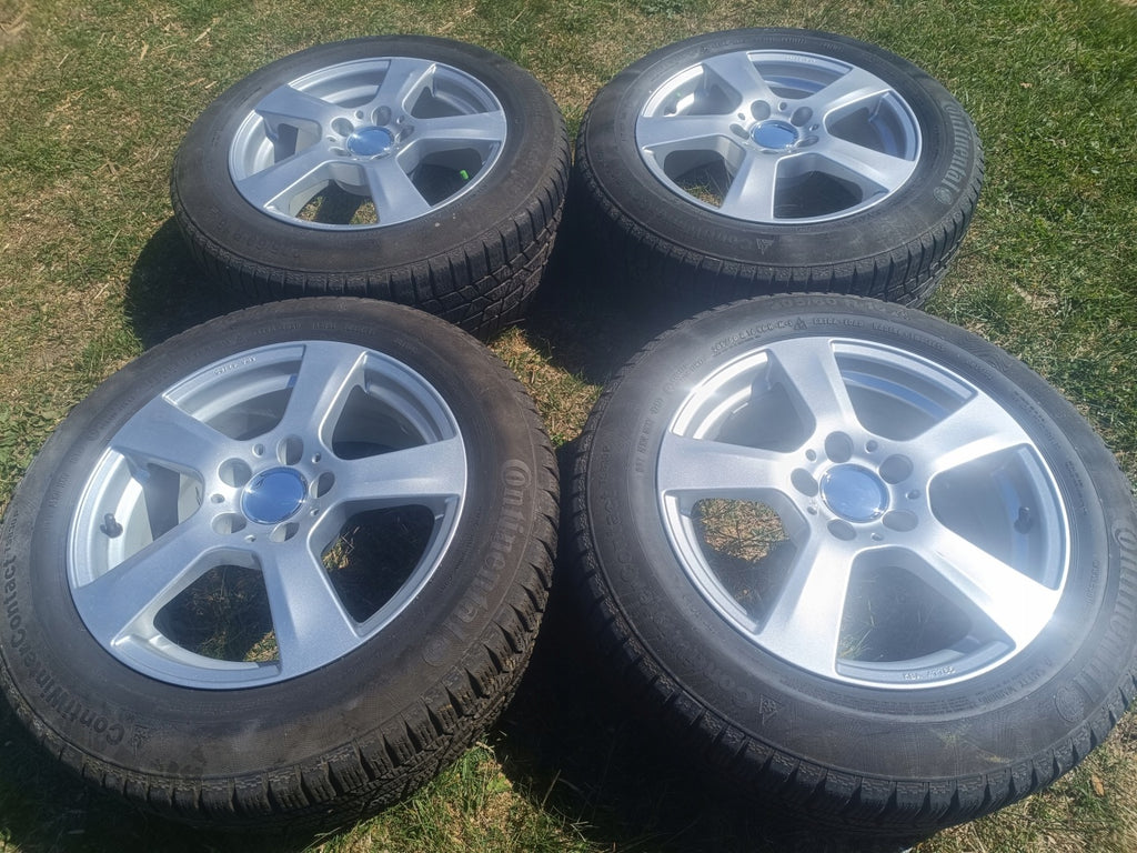 4x Alufelge 16 Zoll 7.5" 5x112 45 5ET Glanz Silber RCD14-756 Audi W204 W203 I FEL6651630831cw