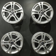 Load image into Gallery viewer, 4x Alufelge 16 Zoll 6.5" 5x112 38ET Glanz Silber Mercedes-Benz W177 Rim Wheel FEL1004276152bu