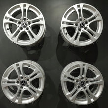 Laden Sie das Bild in den Galerie-Viewer, 4x Alufelge 16 Zoll 6.5" 5x112 38ET Glanz Silber Mercedes-Benz W177 Rim Wheel FEL1004276152bu