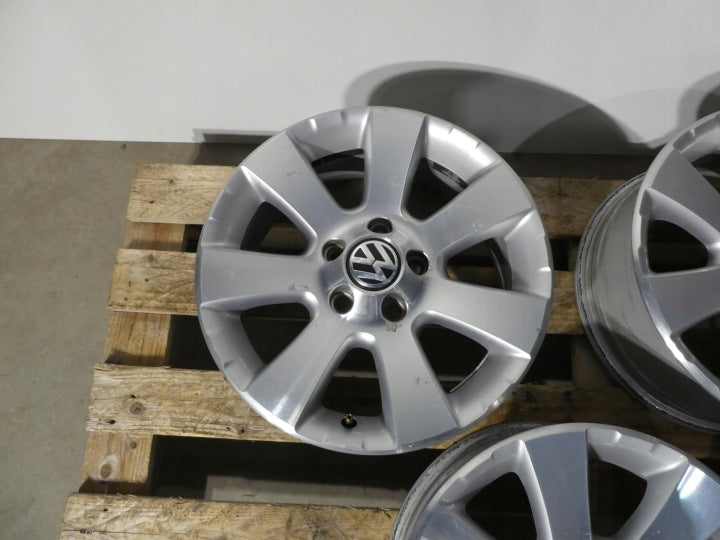 4x Alufelge 16 Zoll 6.5" 5x112 33ET 5N0601025A VW Tiguan Rim Wheel FEL2814990710lq