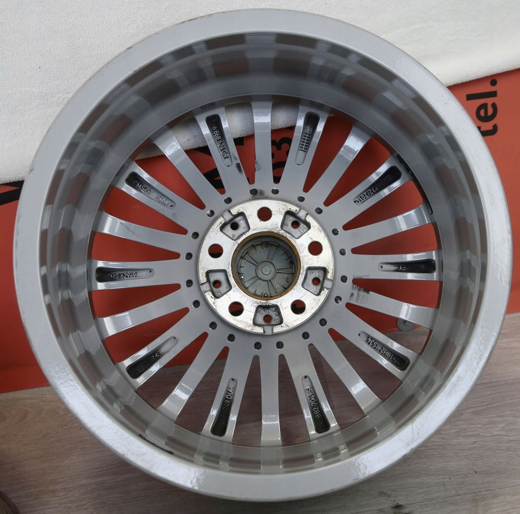 1x Alufelge 18 Zoll 8.0" 5x120 34ET Matt Silber 6796246 BMW F30 F32 Rim Wheel FEL6252685711ge