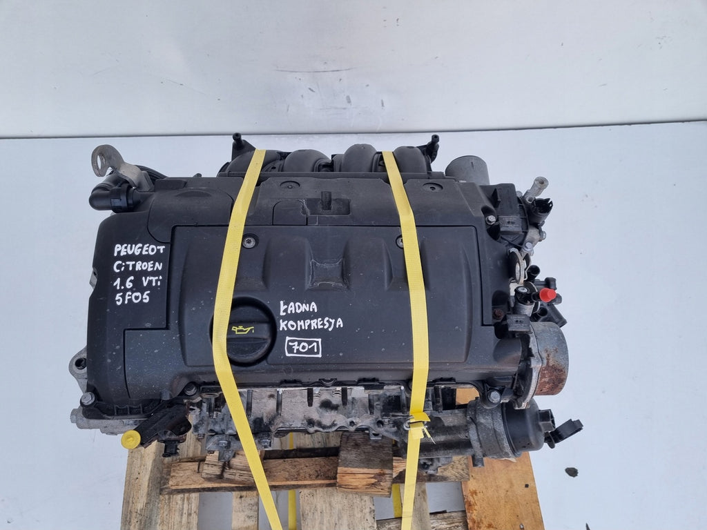 Motor Peugeot I 5F05 1.6 VTI 116TKm 2009 Benzin Engine Komplett