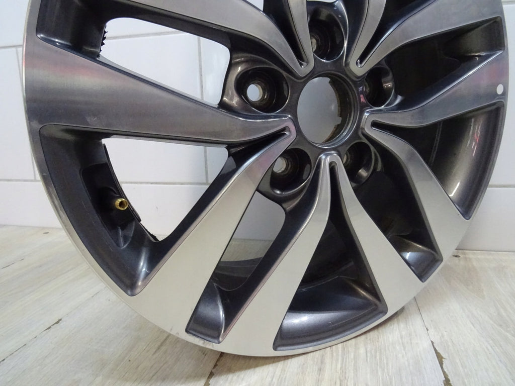 1x Alufelge 16 Zoll 6.5" 5x114.3 53ET Glanz Schwarz 52910-64200 Hyundai I30 FEL7805127505xf
